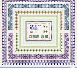 老式的邊框圖案設(shè)計(jì)矢量圖03