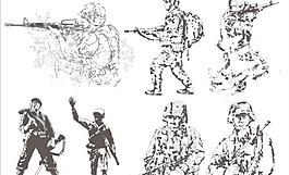 士兵元素矢量