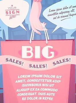 促銷海報(bào)設(shè)計(jì)矢量圖05