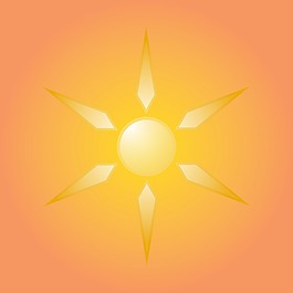 向量的太陽的設(shè)計