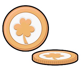 三叶草复古金币