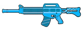 機(jī)槍矢量插畫