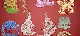 中国吉祥花纹笔刷 下载