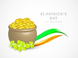 ST幸福patrciks日慶?；顒?dòng)的傳單