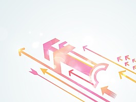 摘要箭背景