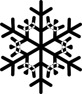 圣誕雪花矢量設計