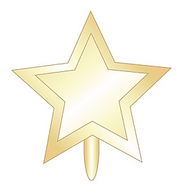 圣誕星矢量插畫