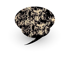 生銹的對話泡泡矢量