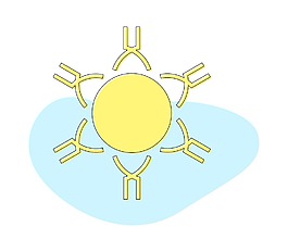 装饰的复古太阳