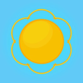 裝飾太陽圖標(biāo)元素