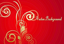 absatract金色花假日的旗幟