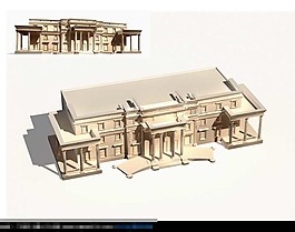 歐式建筑3d模型設(shè)計(jì)
