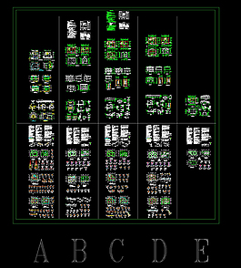 別墅建筑cad施工圖