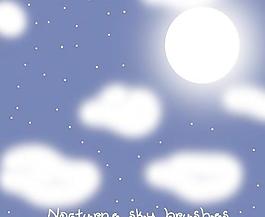 夜晚天空筆刷 下載