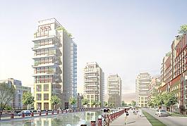 某小高層3d建筑模型