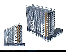 辦公大樓建筑模型設計