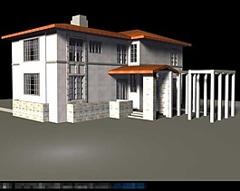 3D建筑模型別墅