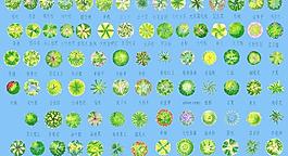 ps平面效果图植物图例