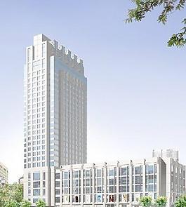建筑效果圖PSD背景4