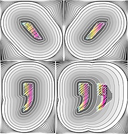 摘要字體矢量插畫