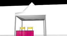 3D帳篷素材
