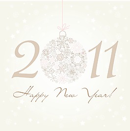 2011新年快樂背景