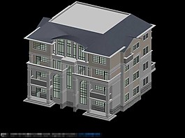 3D別墅建筑模型