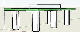 Sketchup素材 戶外乒乓球桌
