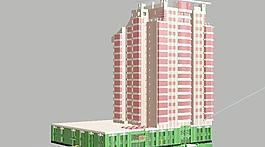 建筑設(shè)計(jì)3D模型之Bld_099