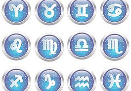 套Zodiak圖標矢量04
