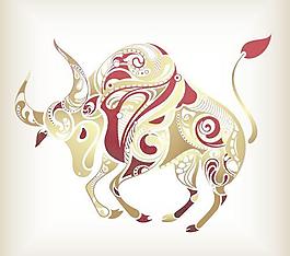 摘要動物形象設計元素矢量圖01