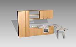 室內裝飾廚具123D模型