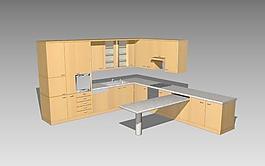 室內裝飾廚具103D模型