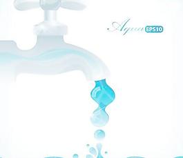 集創意水設計元素矢量圖01