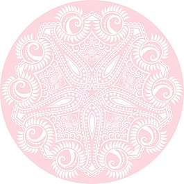 花邊圖案裝飾輪