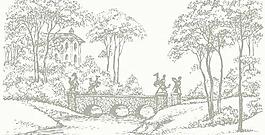 手畫橋的復(fù)古風(fēng)格矢量04