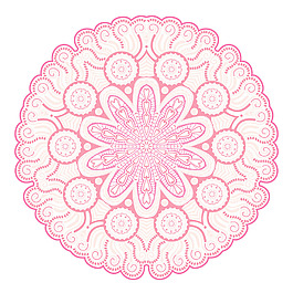 花邊圖案裝飾輪