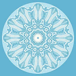 花邊圖案裝飾輪