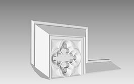 室內裝飾歐式構件2103D模型