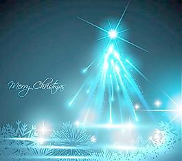 閃亮的圣誕冬季雪花背景矢量01