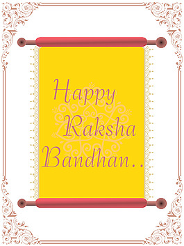 快樂的rakshabandhan letterpad