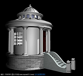 3D歐式風(fēng)格建筑模型