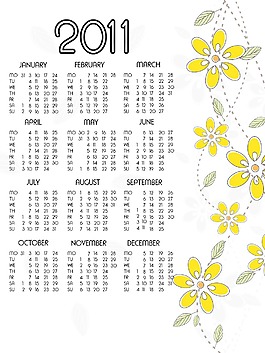 2011新年日歷