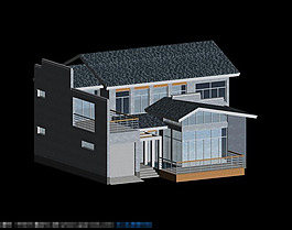 別墅3d設計模型