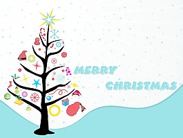 美麗的插圖的圣誕節(jié)