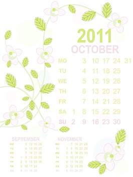 日歷的新年2011