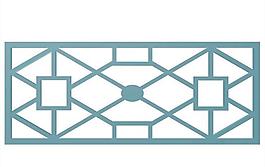 室内装饰建筑部件之窗格113D模型