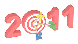 三飛鏢靶-新年2011白色隔離
