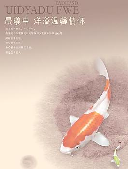 地產廣告系列之錦鯉psd 下載