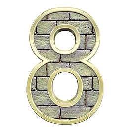 一個(gè)老石金框字符集